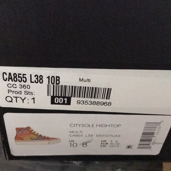 🌈 Coach Citysole High Top Platform Sneaker In Rainbow Signature Canvas - Picture 11 of 11